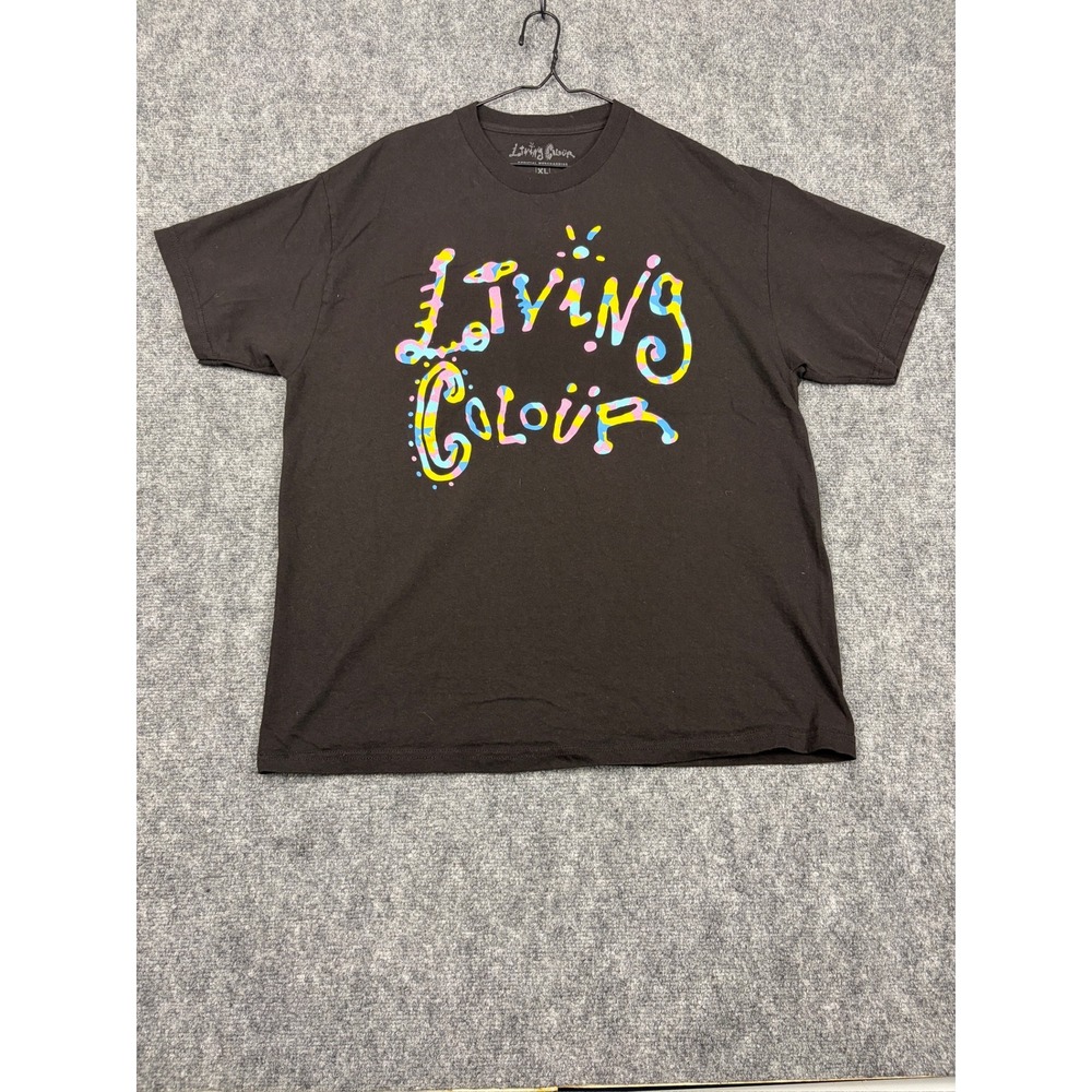 Living Colour Official Merchandise Band T-Shirt Black XL Multi-Color Logo Rock